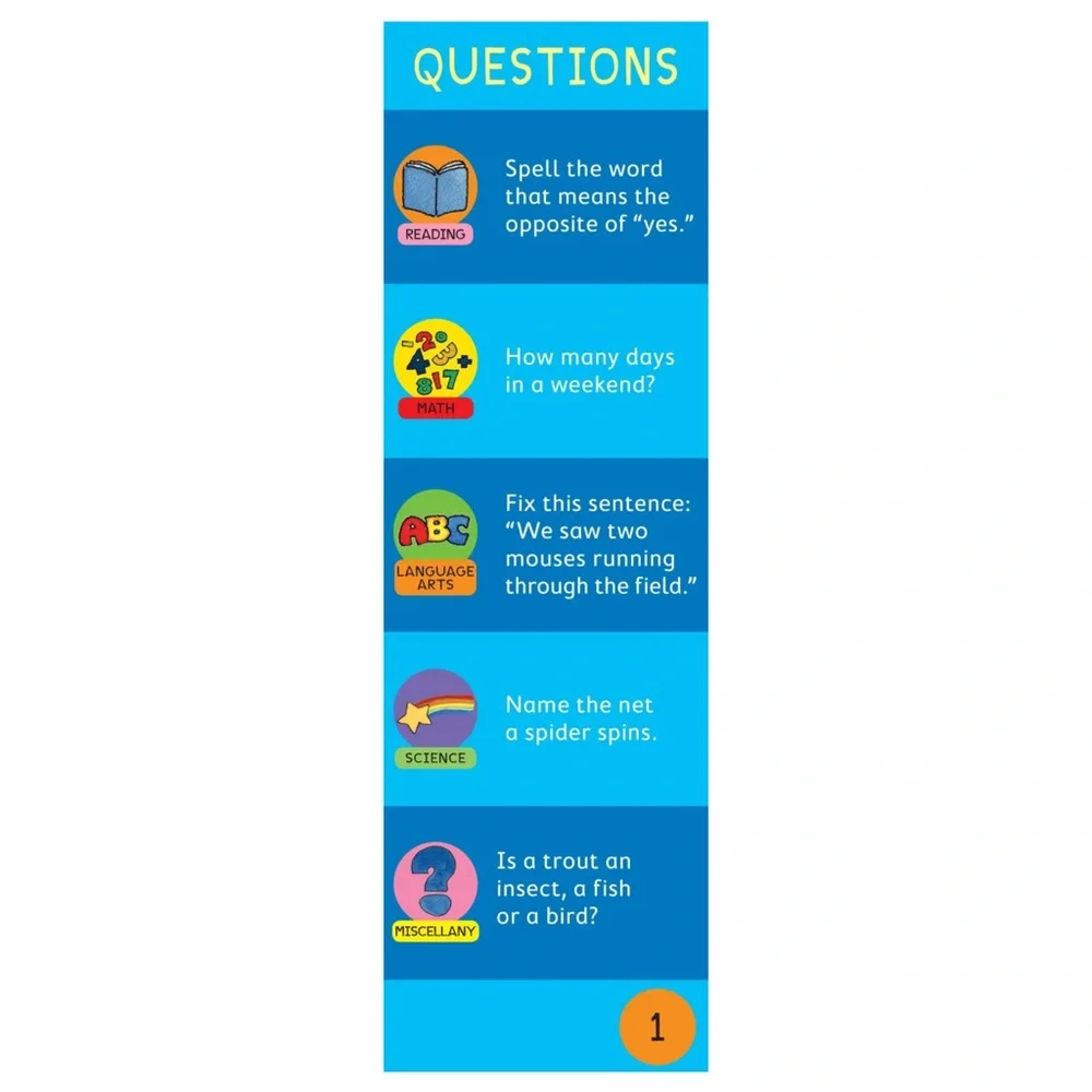 BRAIN QUEST • Grade 1 Kids Quiz Game Age 6-7